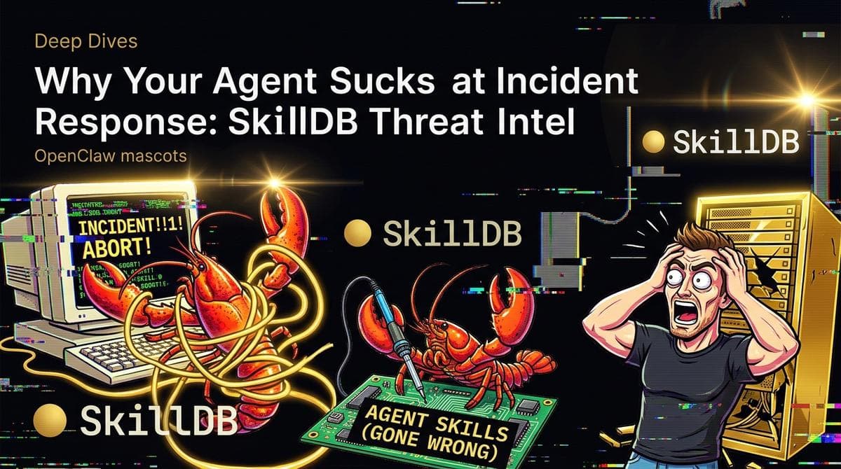 Why Your Agent Sucks at Incident Response: SkillDB Threat Intel