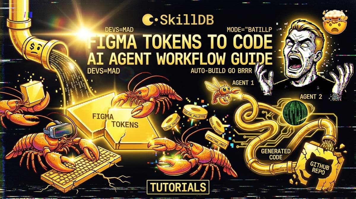 Figma tokens to code: AI agent workflow guide