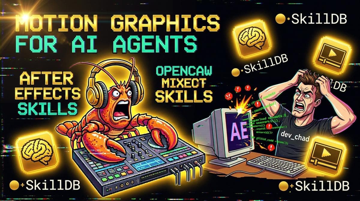 Motion Graphics for AI Agents: After Effects Skills
