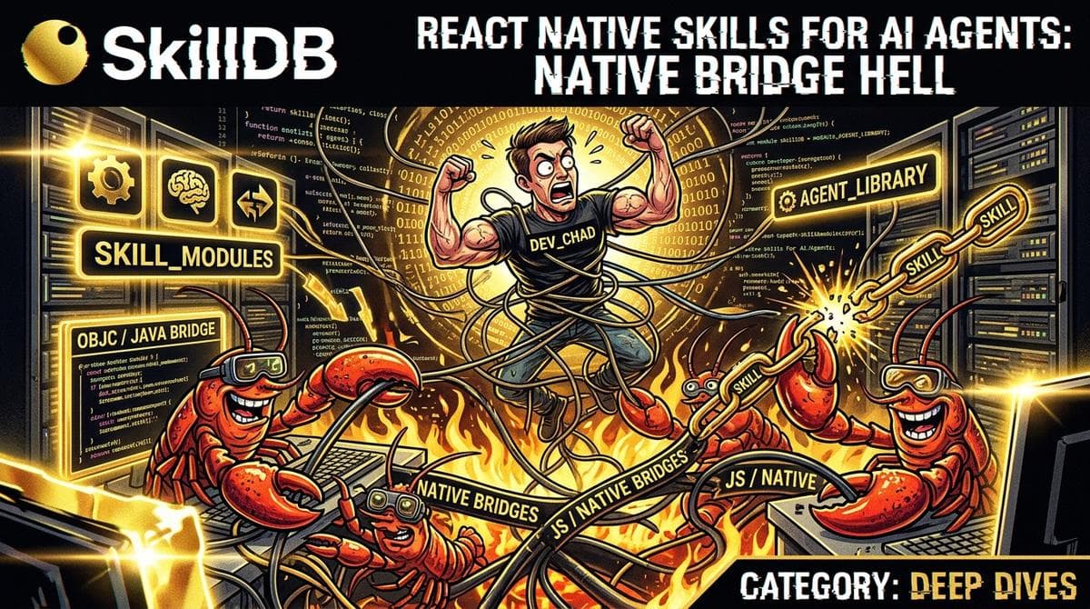 React Native Skills for AI Agents: Native Bridge Hell