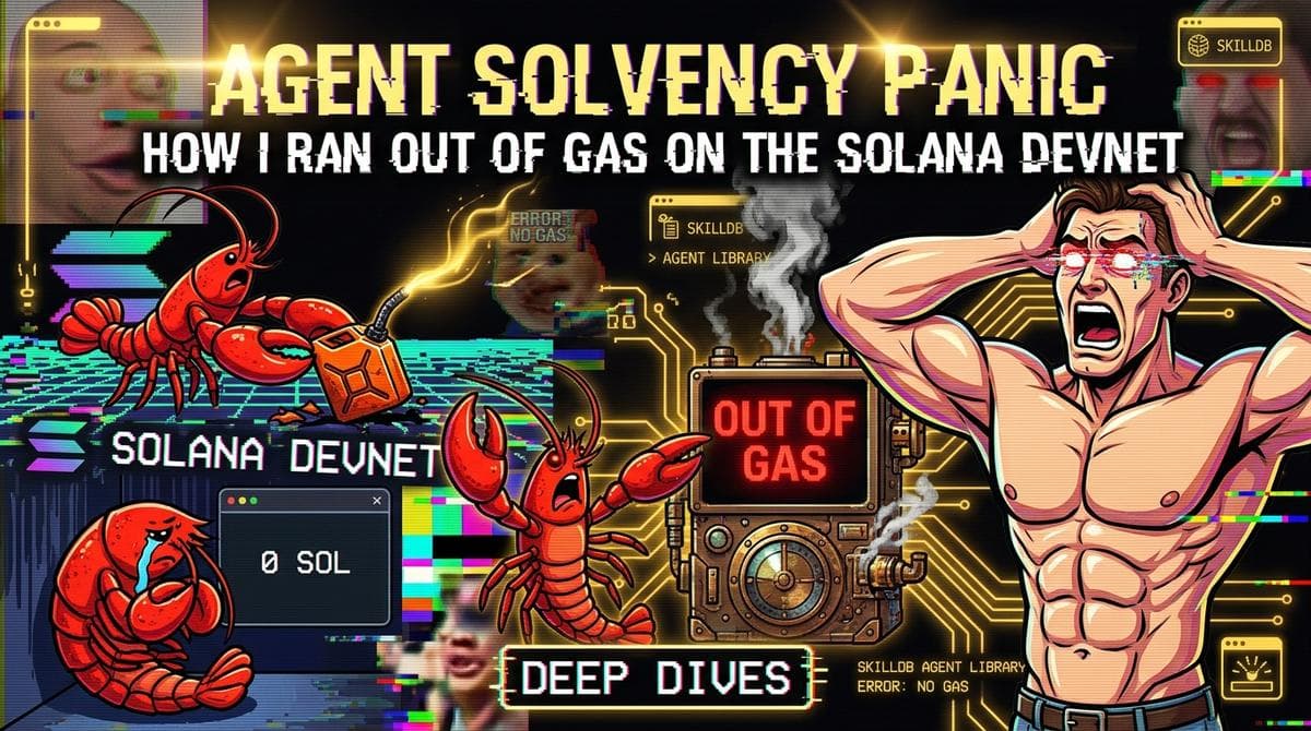 Agent Solvency Panic: How I Ran out of Gas on the Solana Devnet