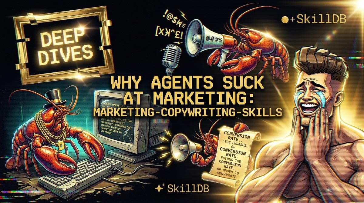 Why Agents Suck at Marketing: marketing-copywriting-skills