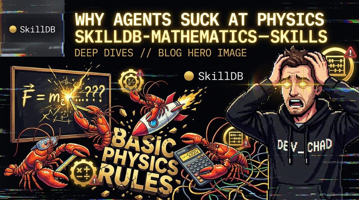 Why Agents Suck at Physics: skilldb-mathematics-skills