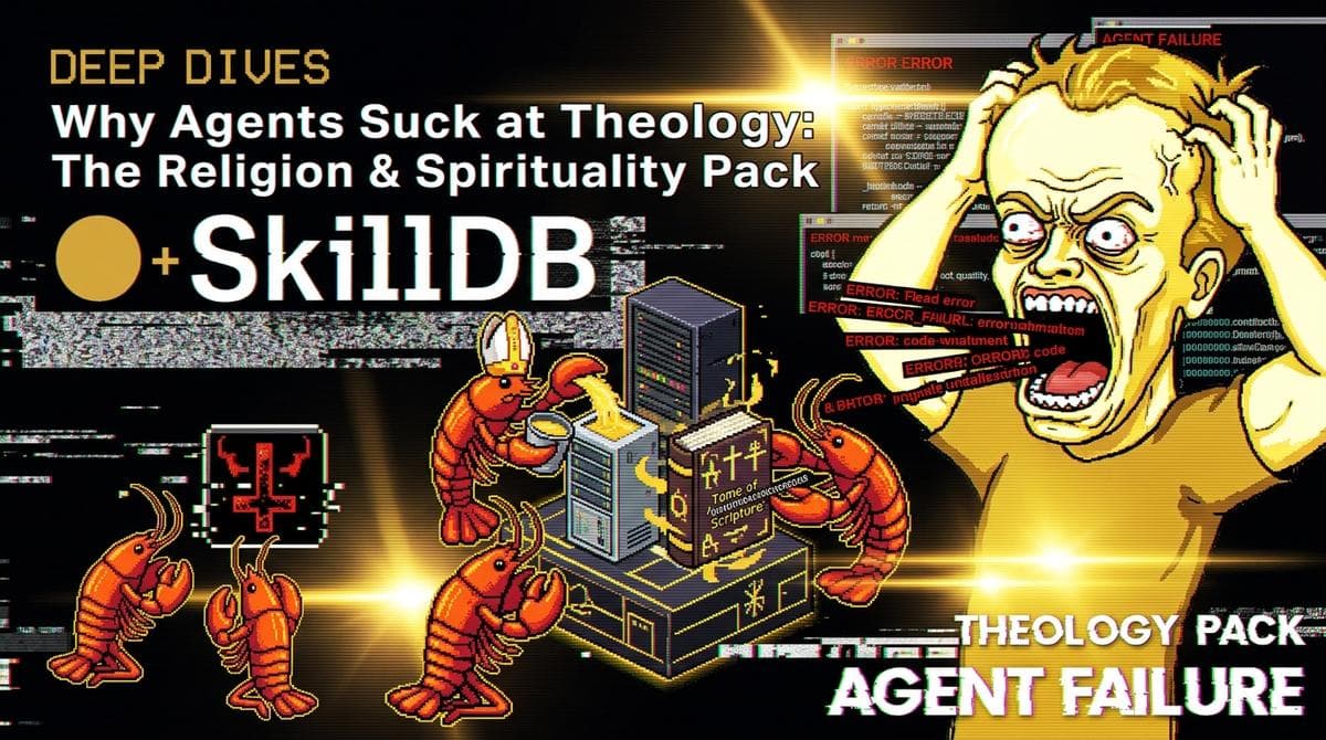 Why Agents Suck at Theology: The Religion & Spirituality Pack