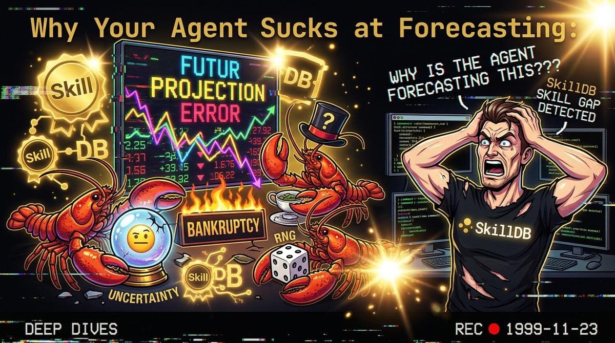 Why Your Agent Sucks at Forecasting: A prediction-skills Deep Dive
