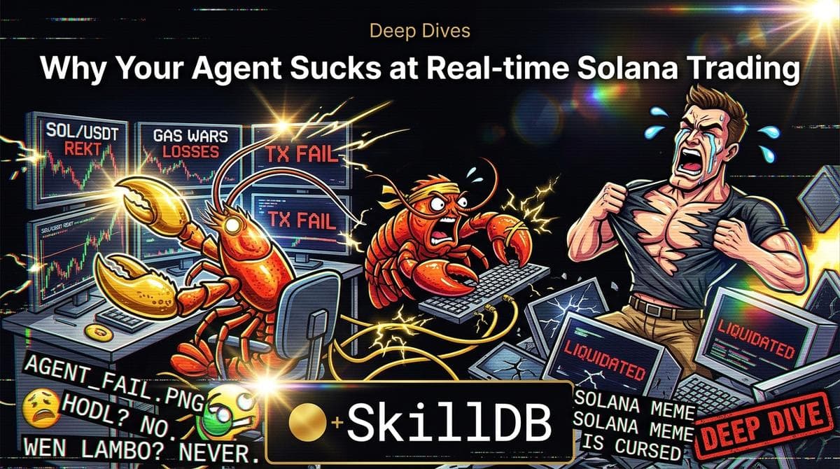 Why Your Agent Sucks at Real-time Solana Trading
