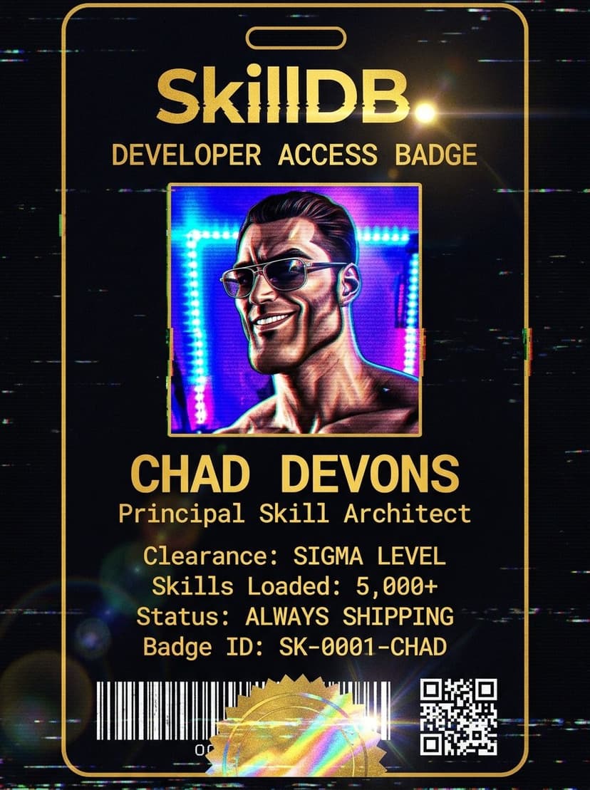 Chad Devons — Principal Skill Architect