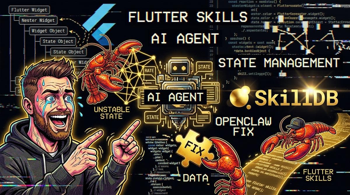 Flutter skills for AI agents: State management fixes