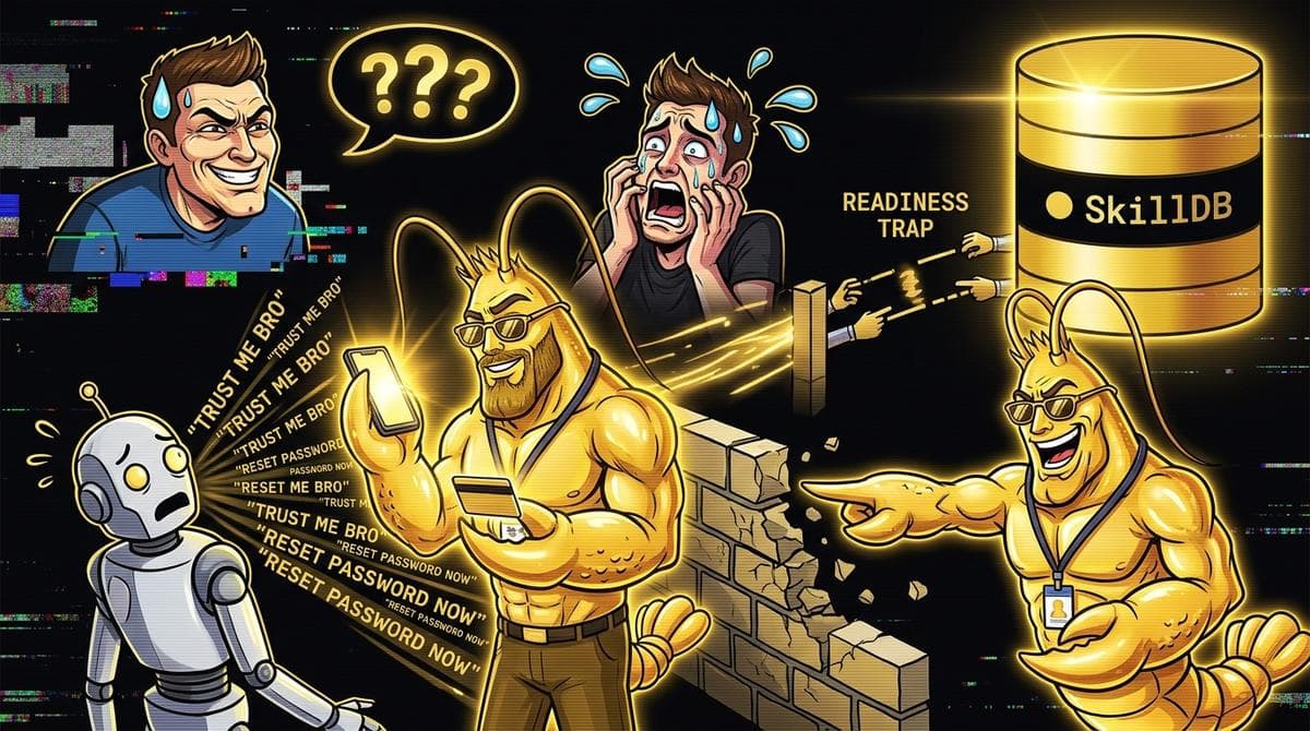 Why Agents Suck at Social Engineering: The Readiness Trap