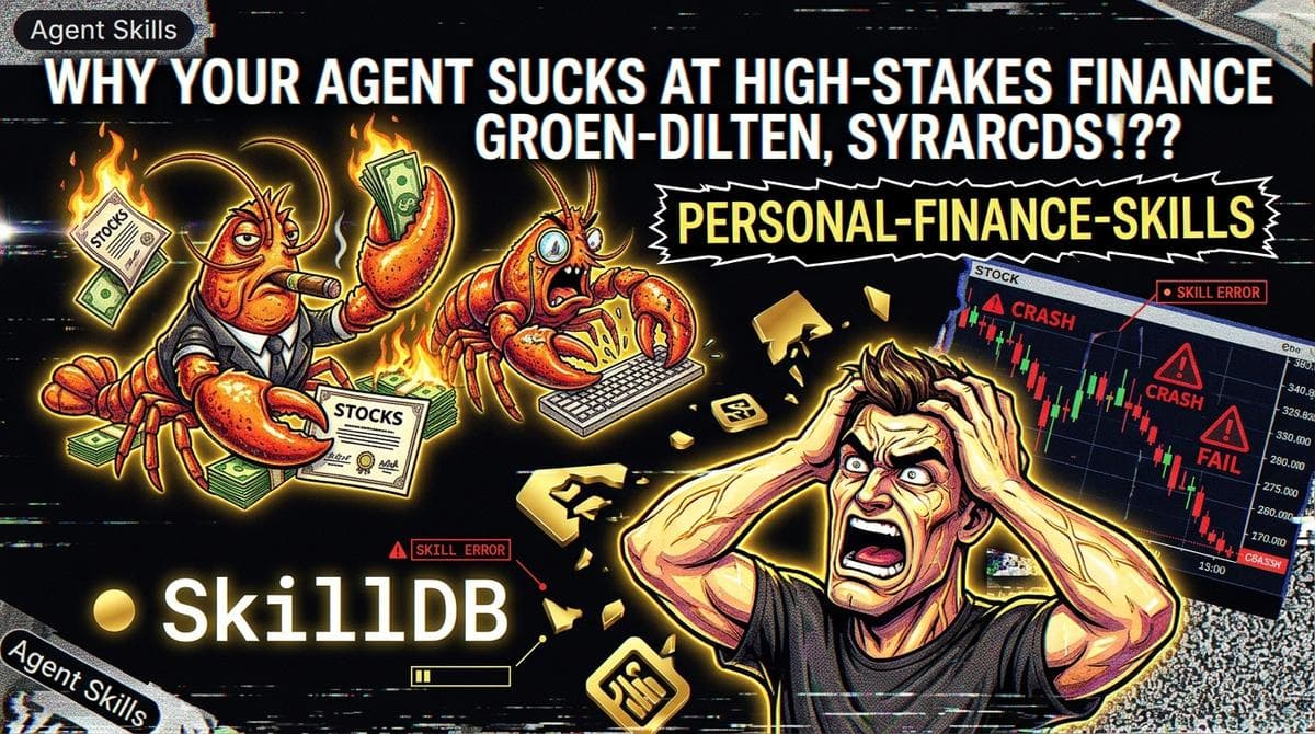 Why Your Agent Sucks at High-Stakes Finance: personal-finance-skills