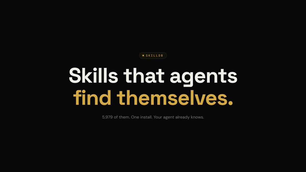 See SkillDB in 90 seconds